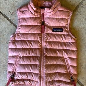 Patagonia Kids Light Pink Quilted Vest